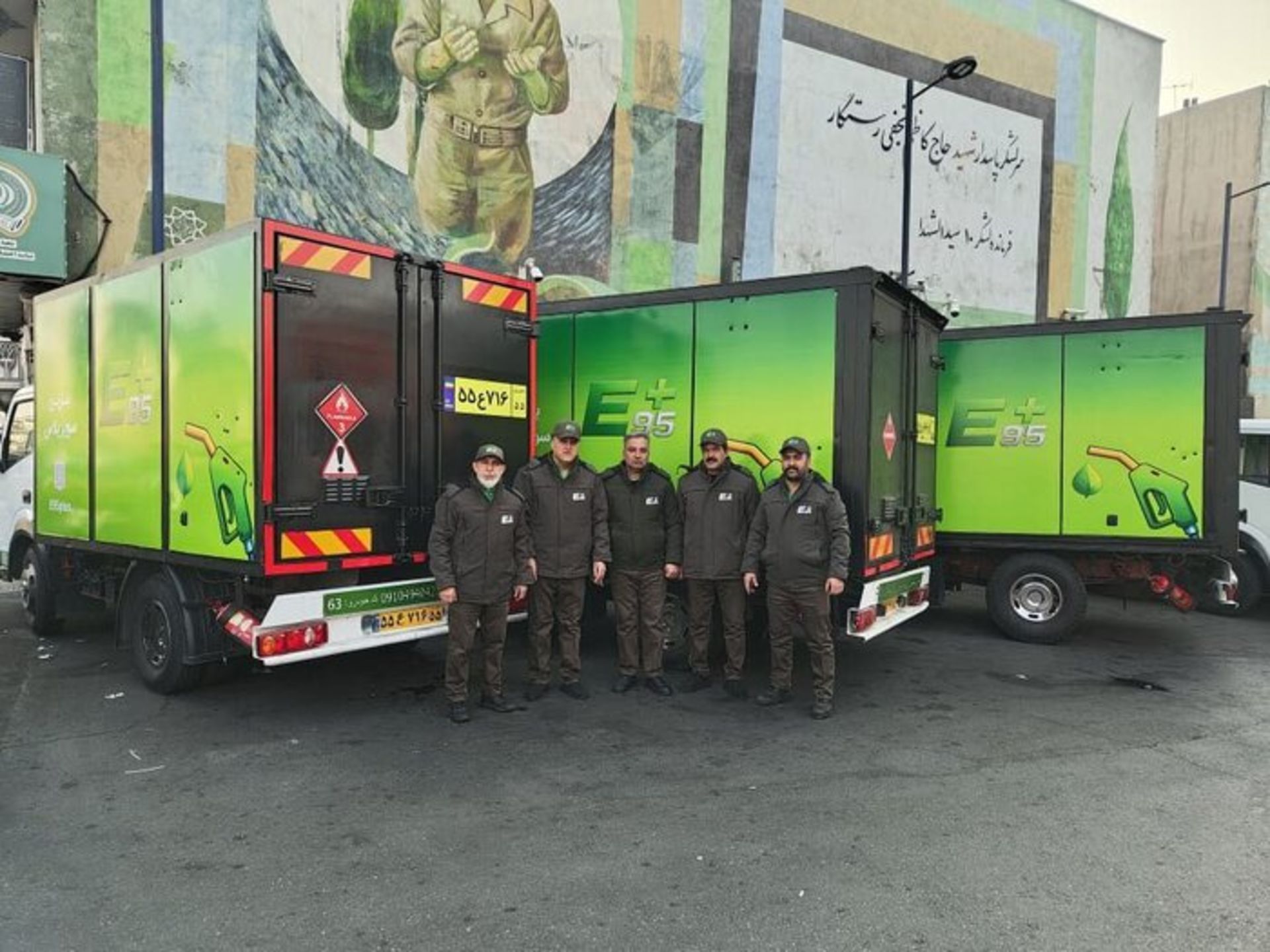 جایگاه سیار بنزین سوپر در تهران