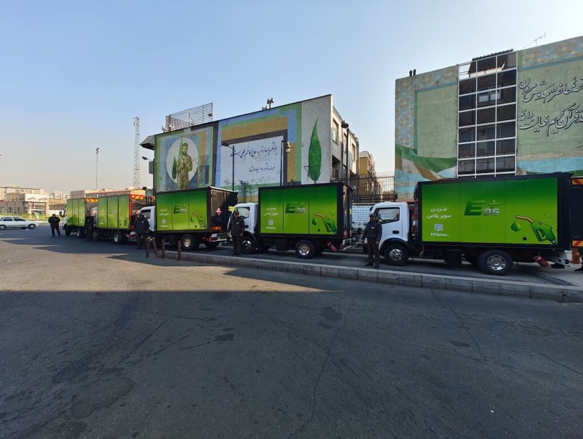 جایگاه سیار بنزین سوپر در تهران