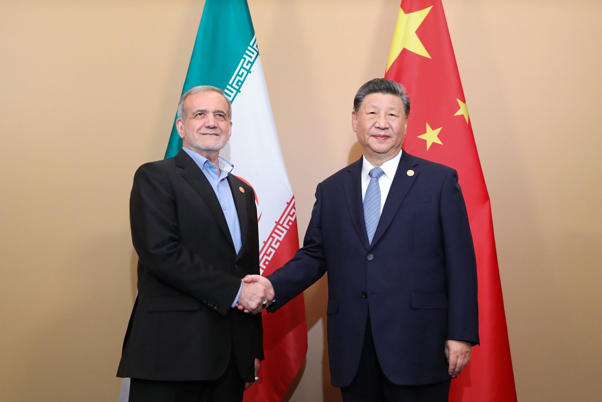 شی‌جین پینگ مسعود پزشکیان ایران و چین