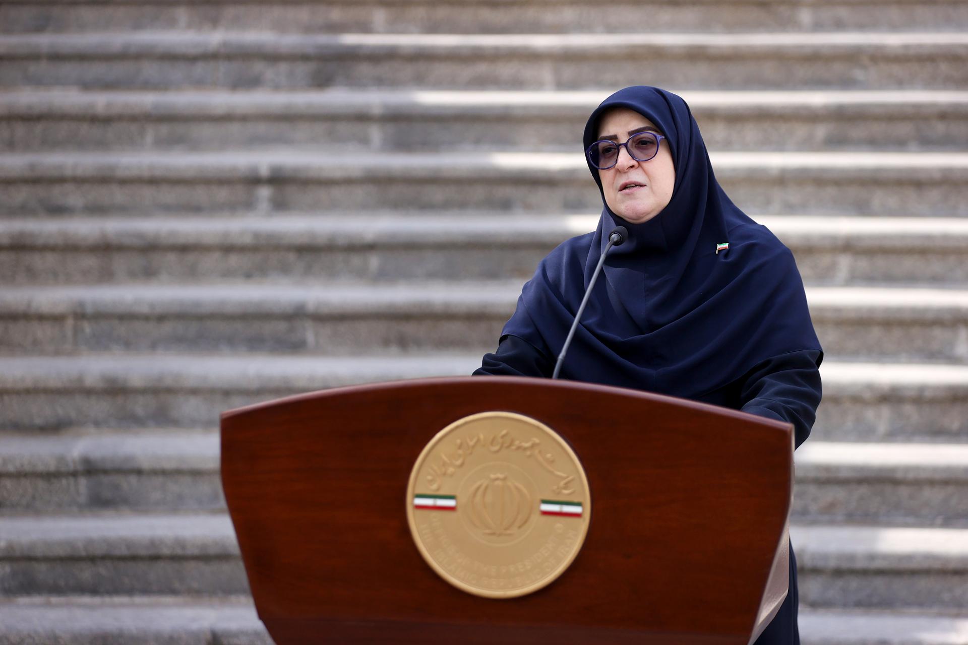 فاطمه مهاجرانی سخنگوی دولت