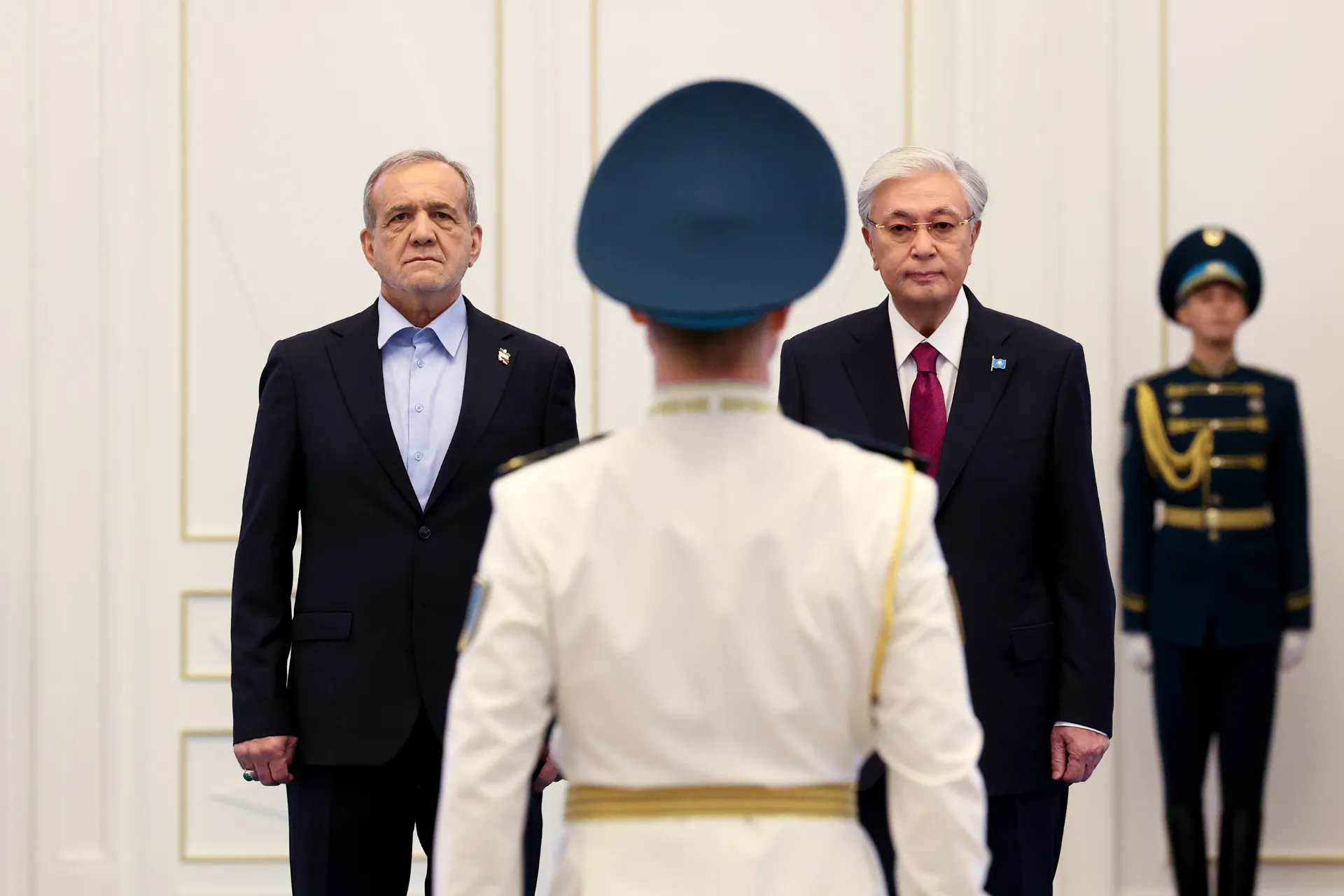 پزشکیان و رئیس جمهور قزاقستان