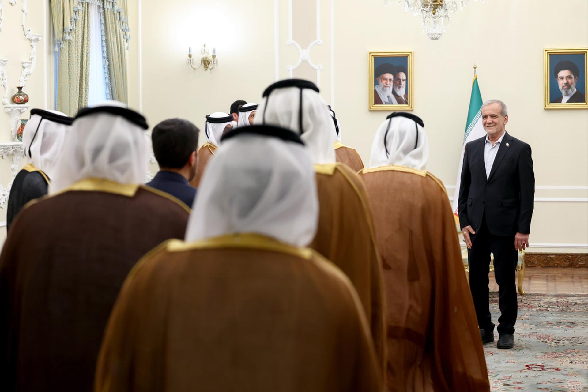 دیدار ال ثانی و پزشکیان