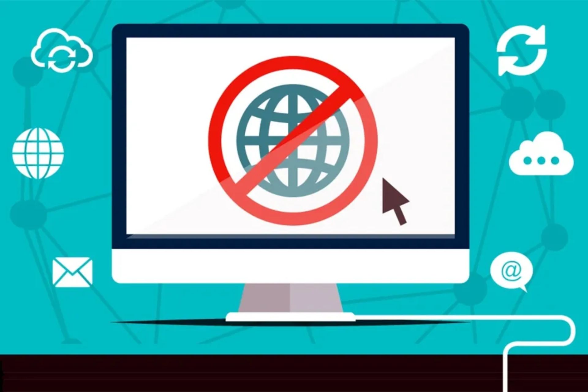 قطعی اینترنت