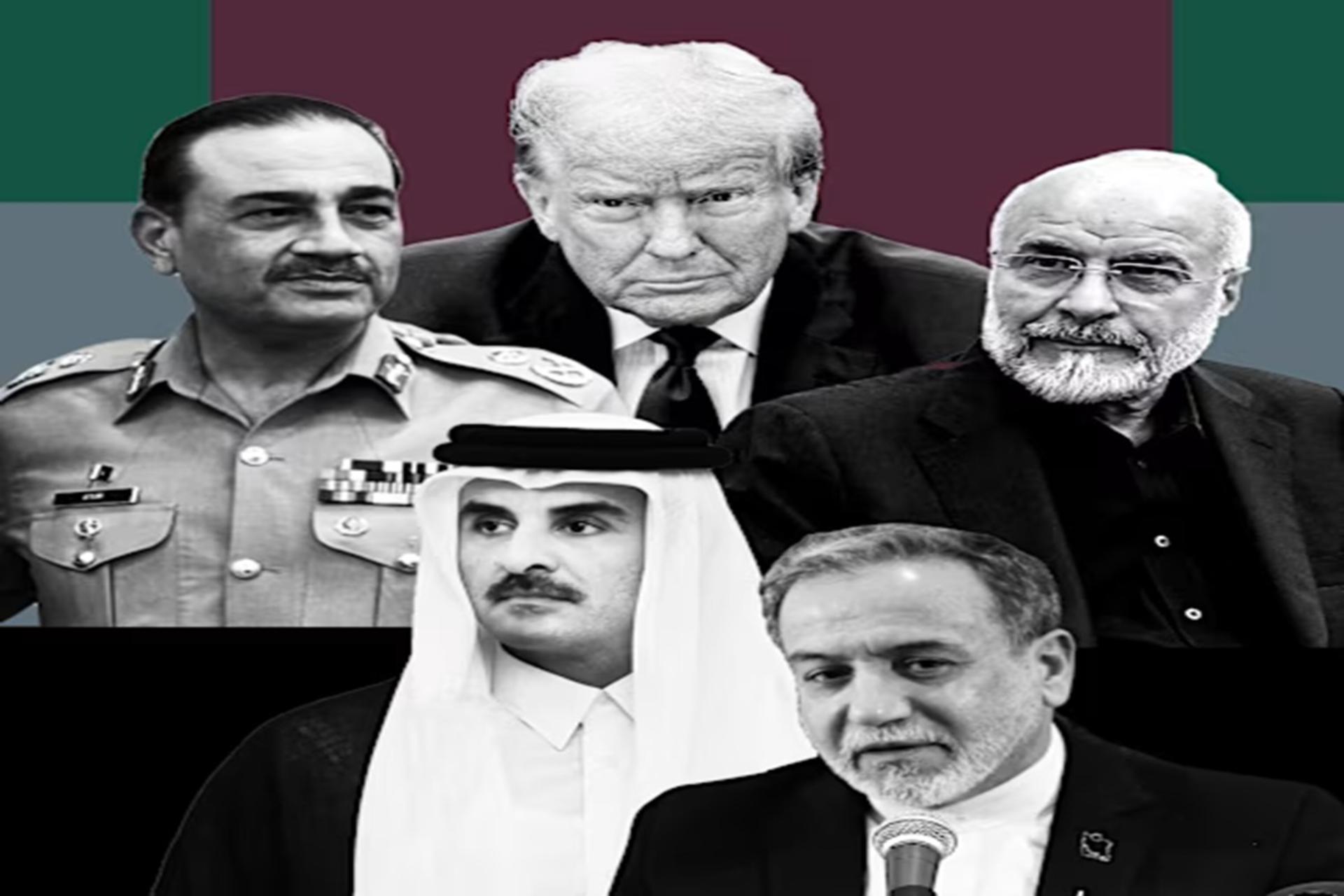 ترامپ قالیباف قطر