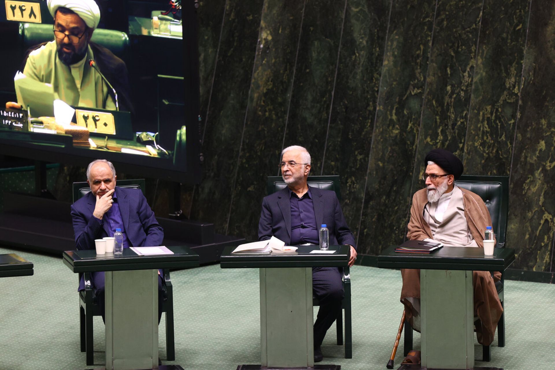 وزیر اطلاعات وزیر کشور در مجلس