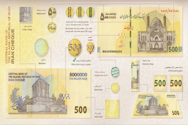 درشت‌ترین پول تاریخ ایران؛ قدرت واقعی ایران‌چک ۵۰۰ هزار تومانی چقدر است؟