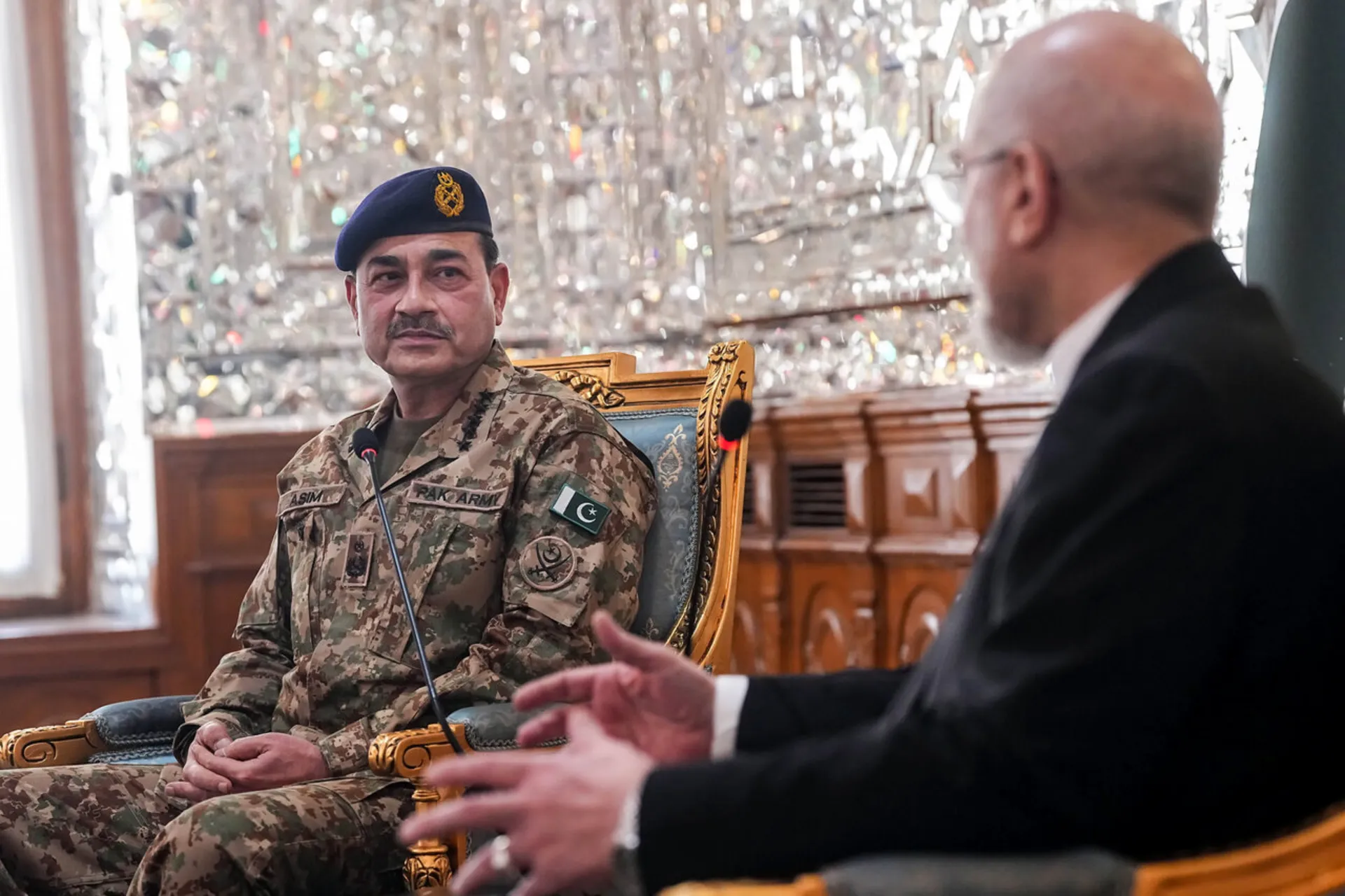 قالیباف و عاصم منیر فرمانده ارتش پاکستان