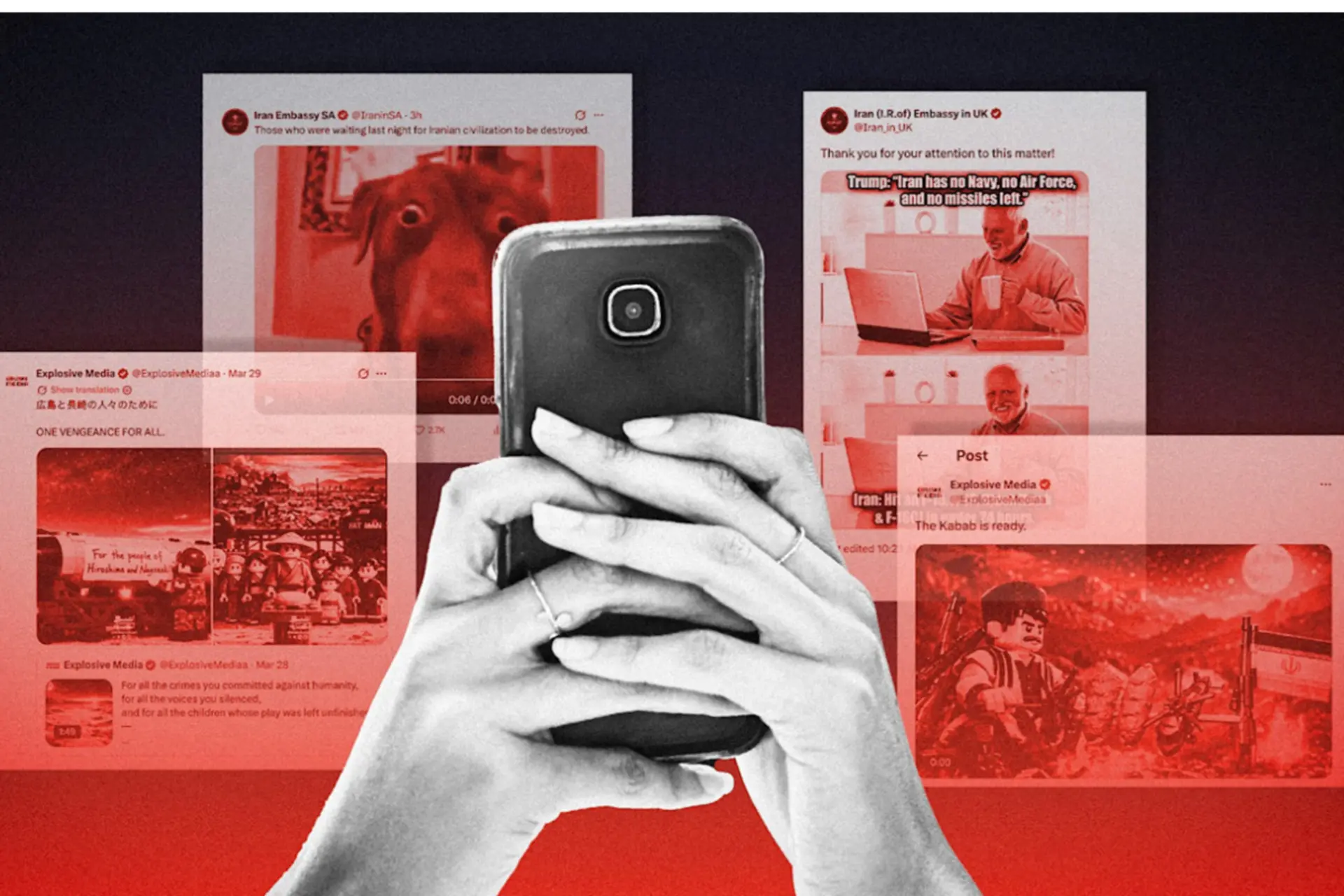 روایت فایننشال‌تایمز از جنگ آنلاین ایران و آمریکا؛ نبرد میم ها در فضای مجازی