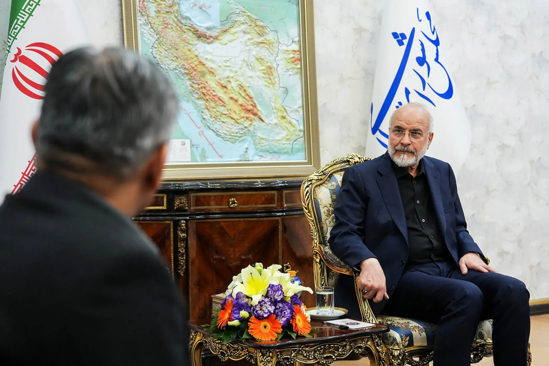 محمد باقر قالیباف در دیدار با وزیر کشور پاکستان برای قوبل اتش بس