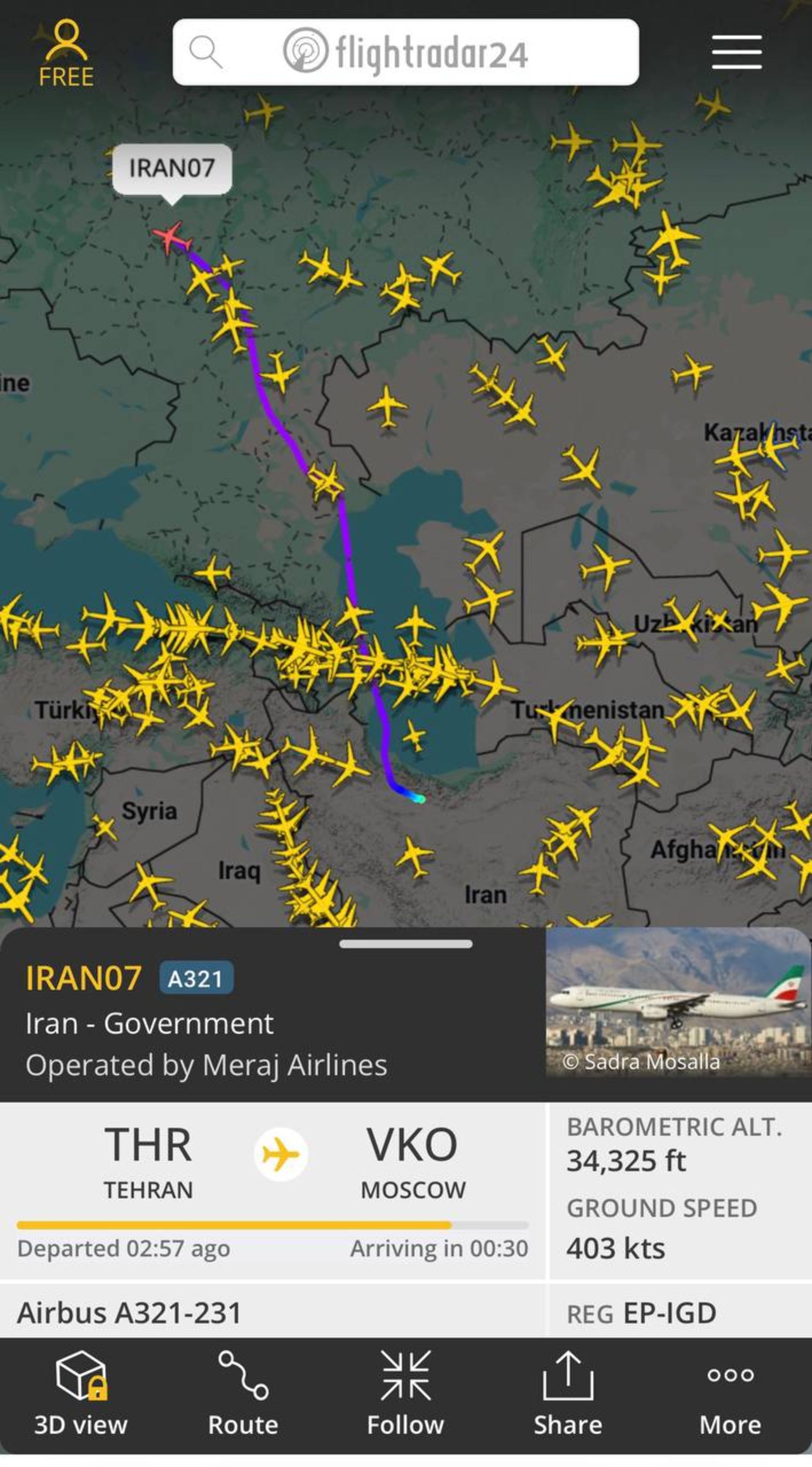 پرواز لاریجانی به مسکو