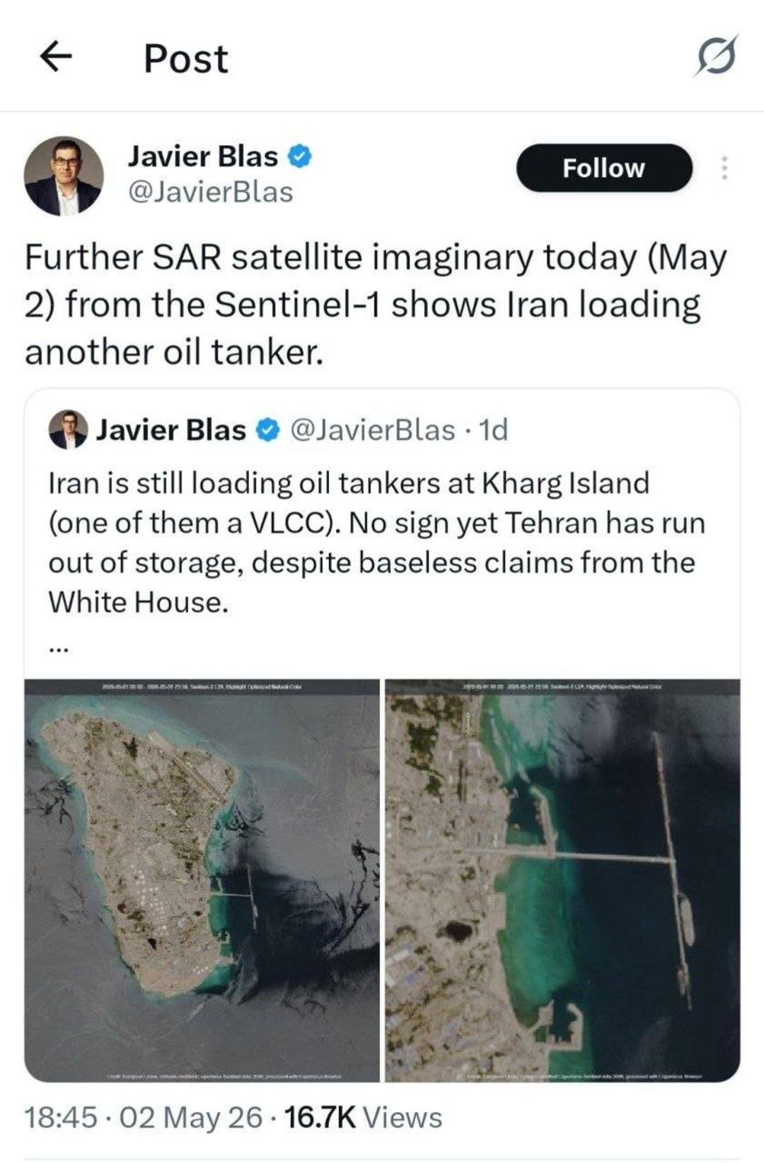 پست ستون نویس بلومبرگ