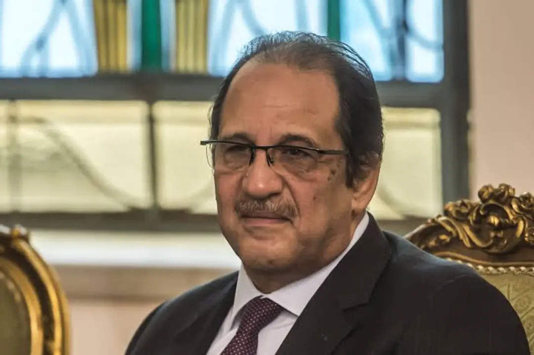 عبدالفتاح السیسی (Abdel Fattah el-Sisi) رئیس‌جمهور مصر با عینک و کت تیره