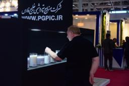 محصولات شرکت صنایع پتروشیمی خلیج فارس (PGPIC) در غرفه نمایشگاهی