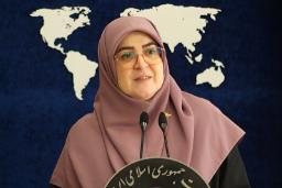 فاطمه مهاجرانی سخنگوی دولت چهاردهم در حال سخرنانی