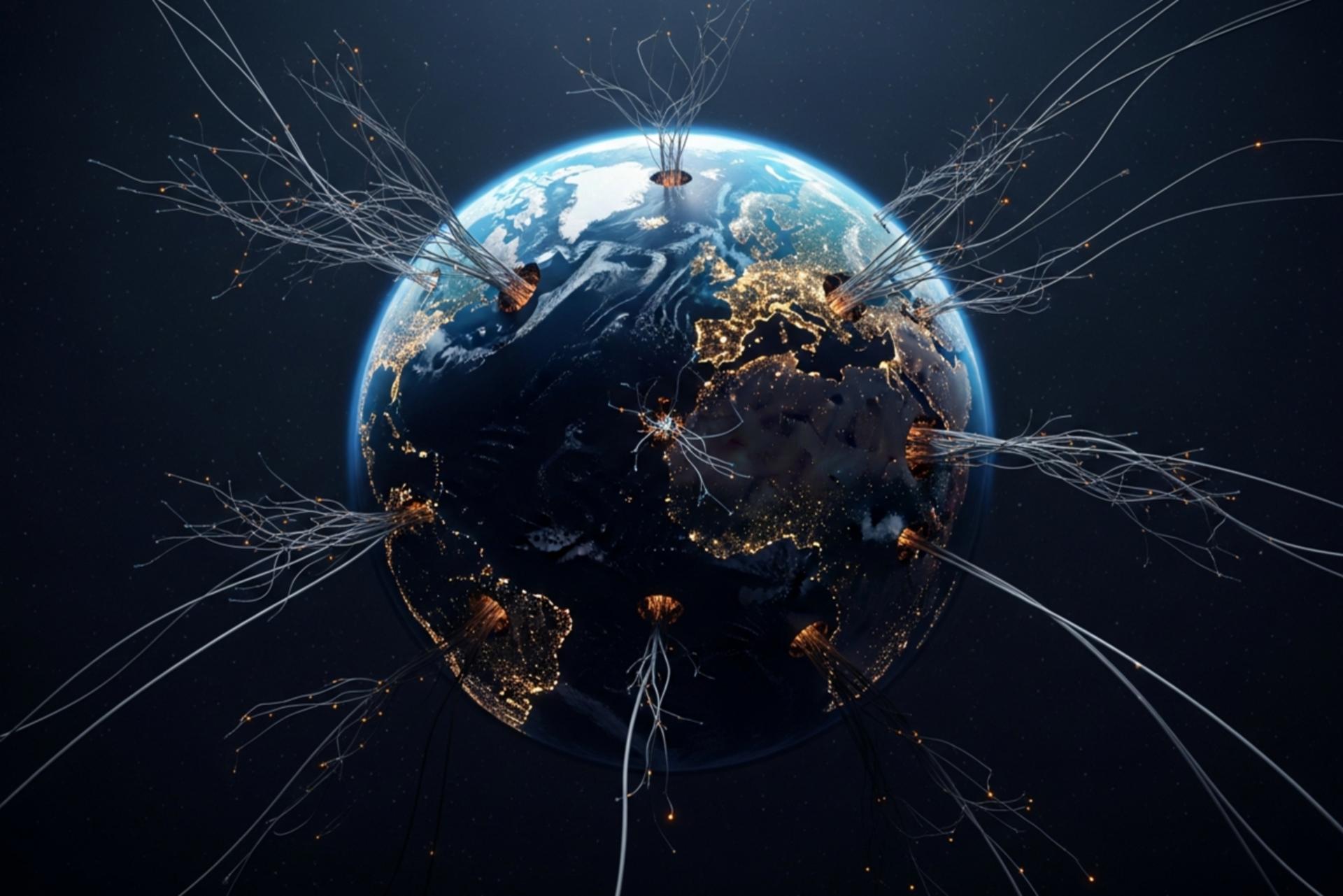 تصویر مفهومی قطع اینترنت و خاموشی دیجیتال