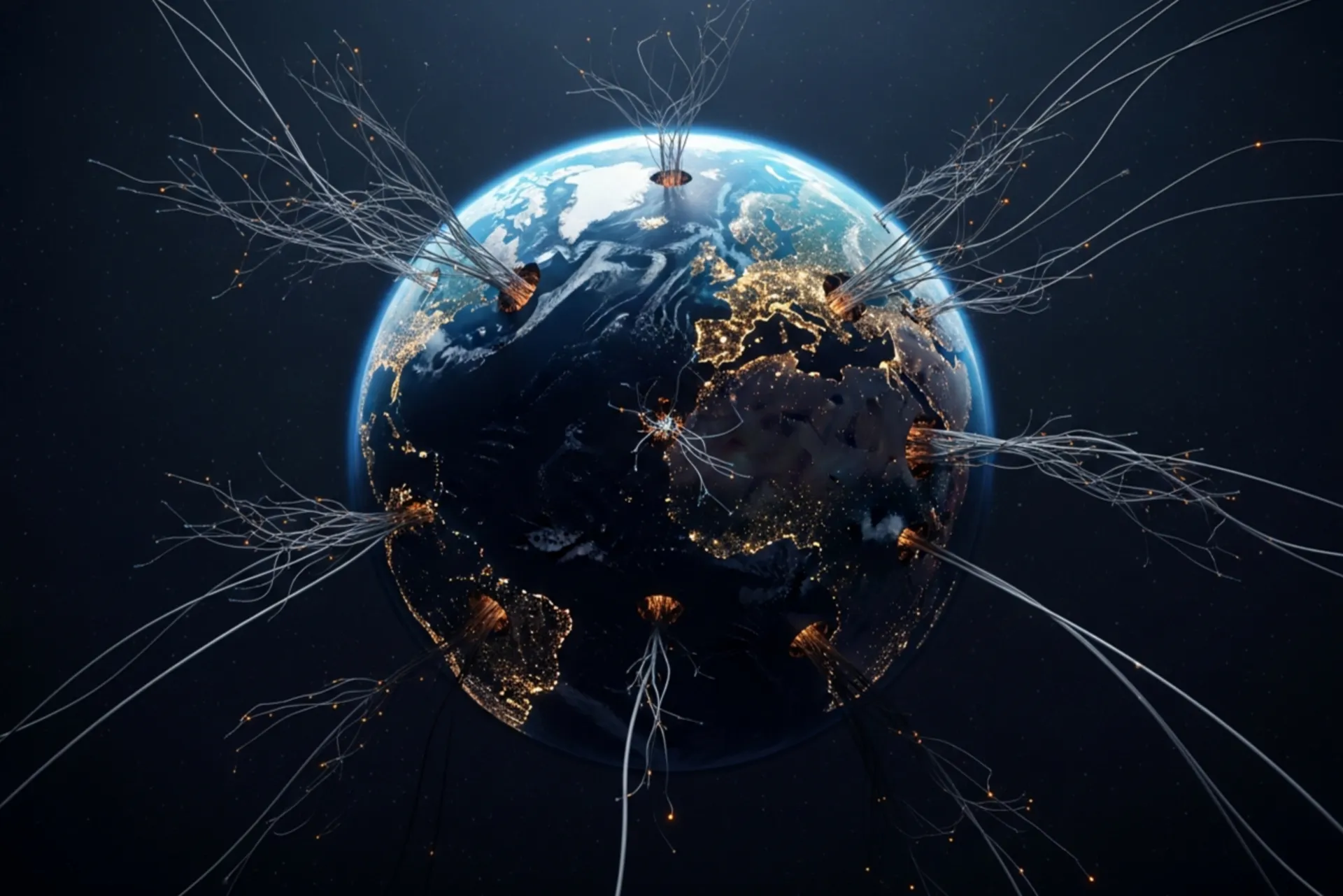 تصویر مفهومی قطع اینترنت و خاموشی دیجیتال