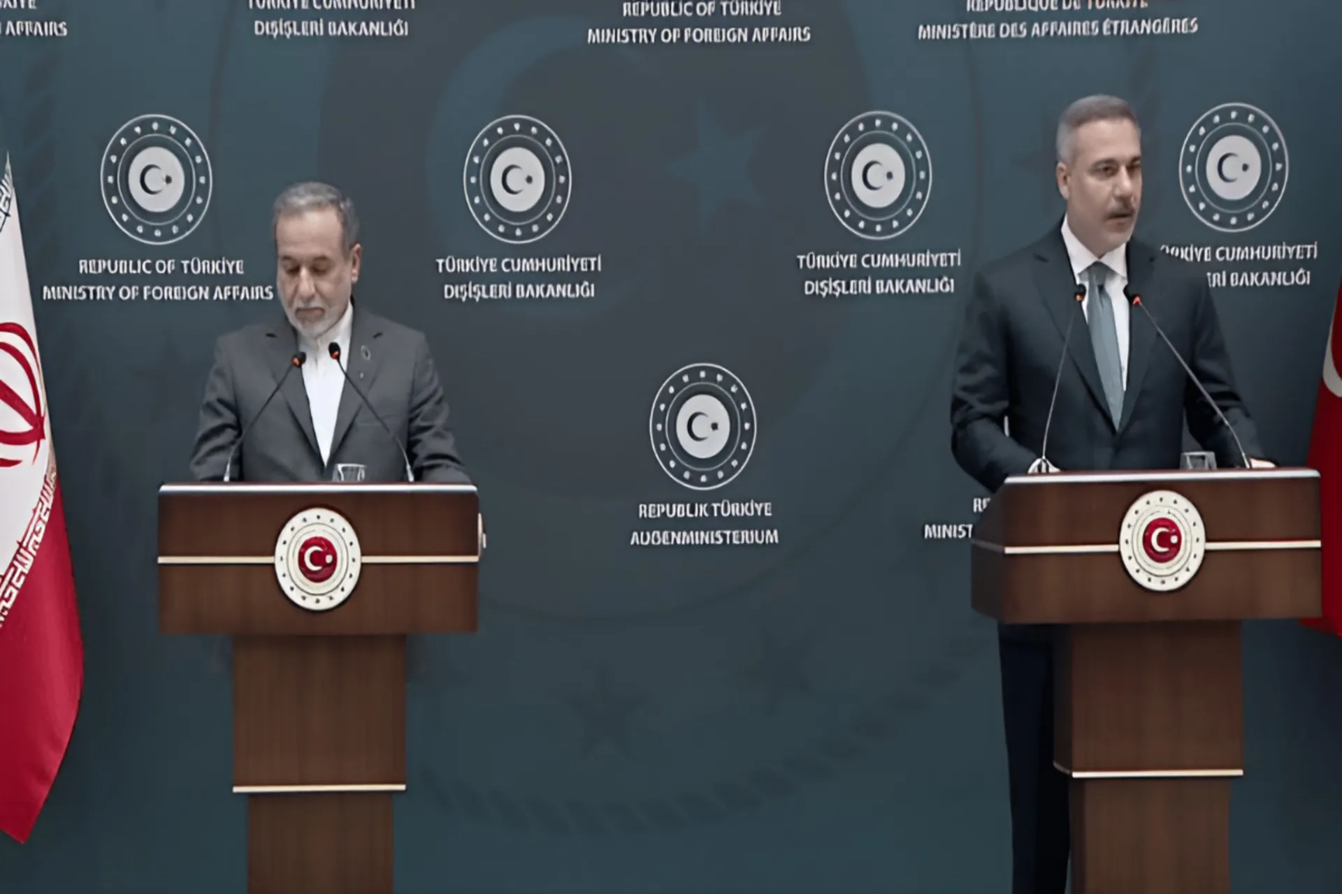 عباس عراقچی و هاکان فیدان