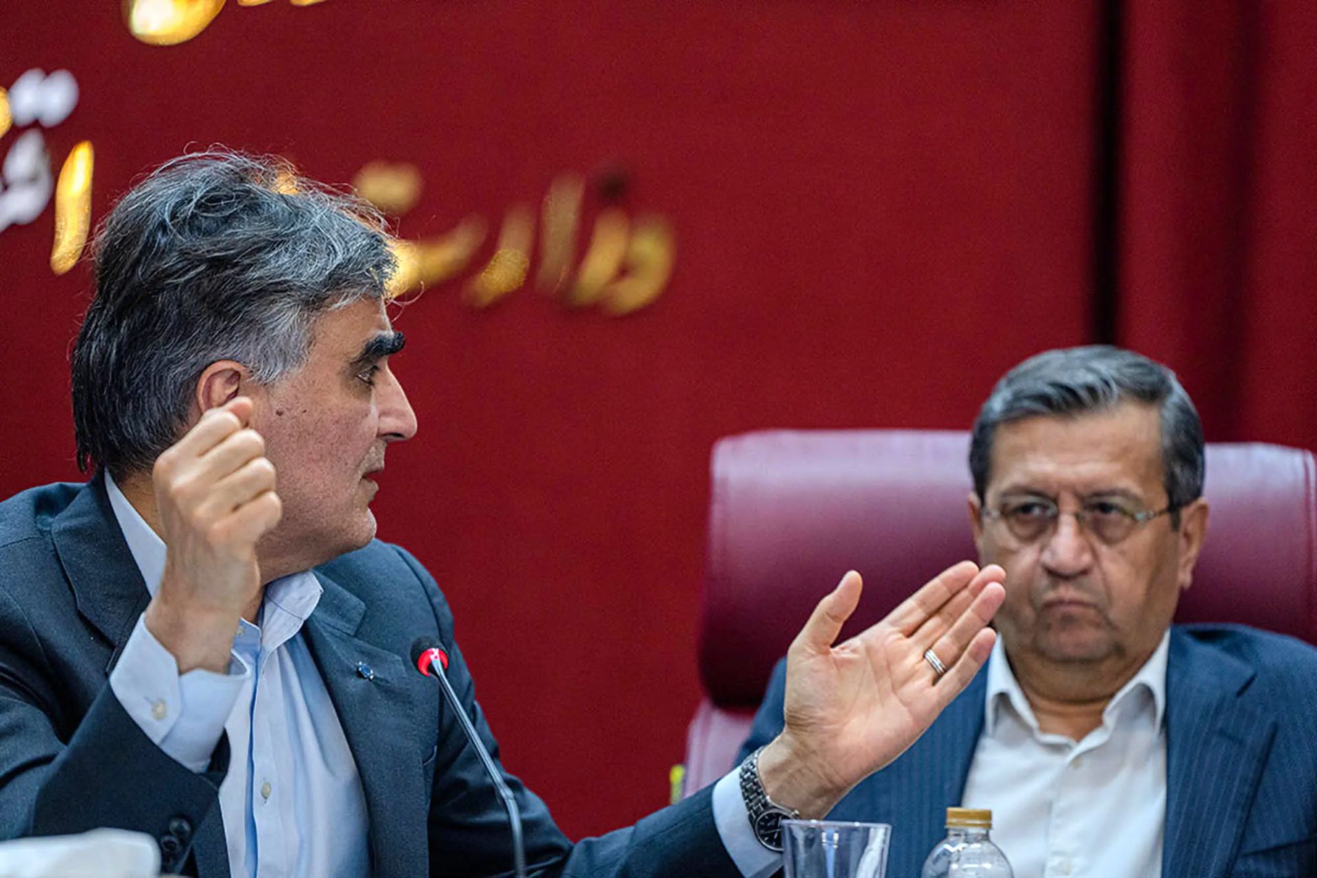 محمدرضا فرزین و عبدالناصر همتی