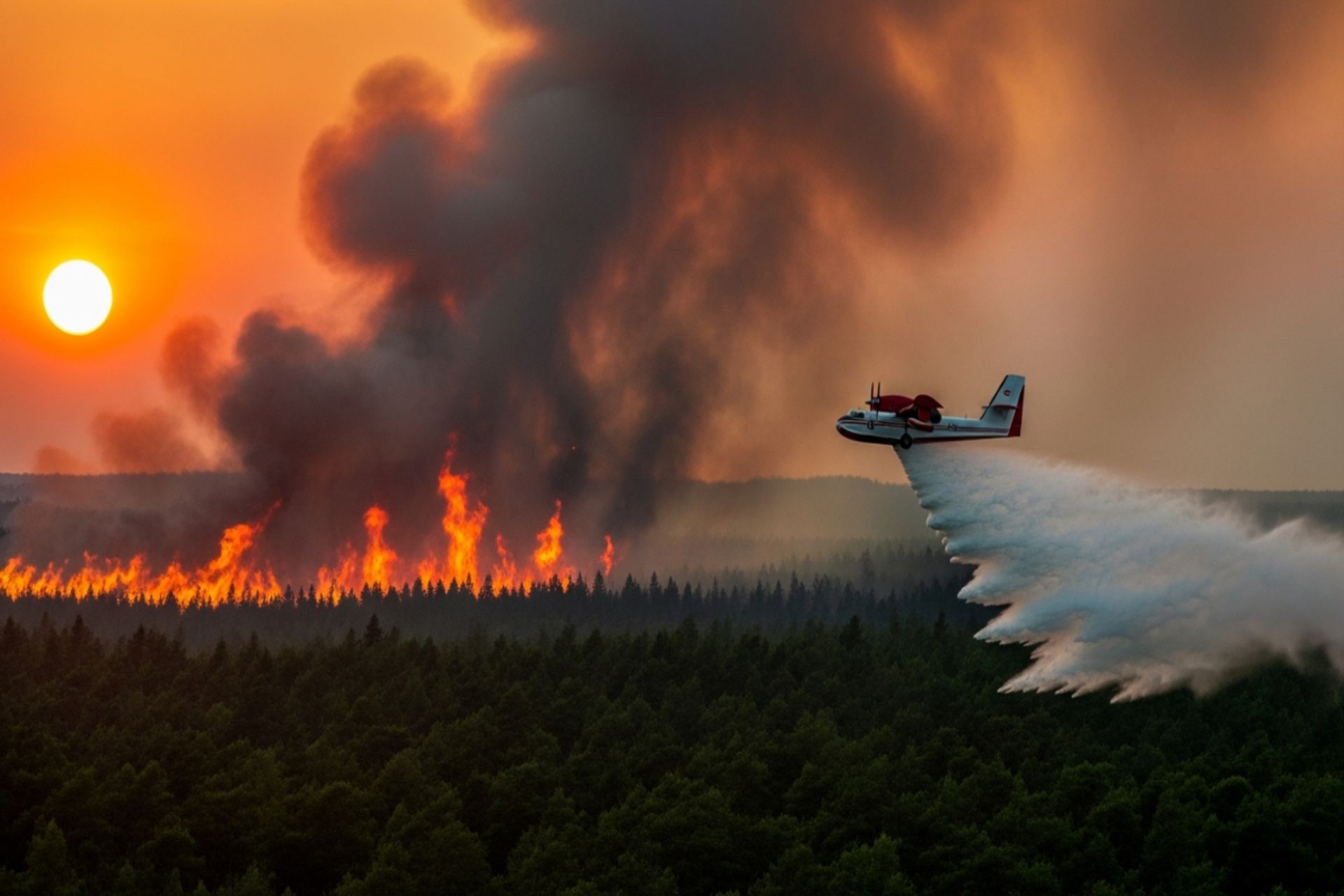 آتش سوزی جنگل های هیرکانی