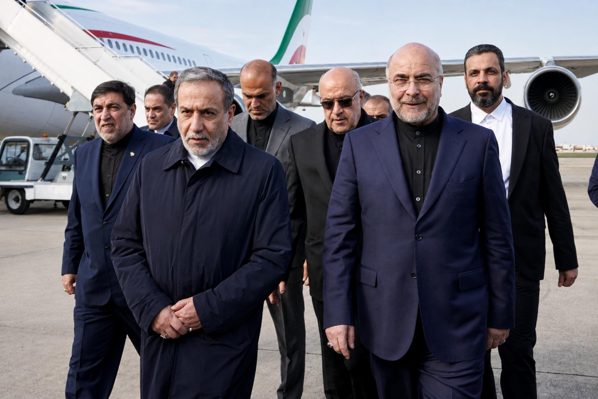 محمدباقر قالیباف و عباس عراقچی