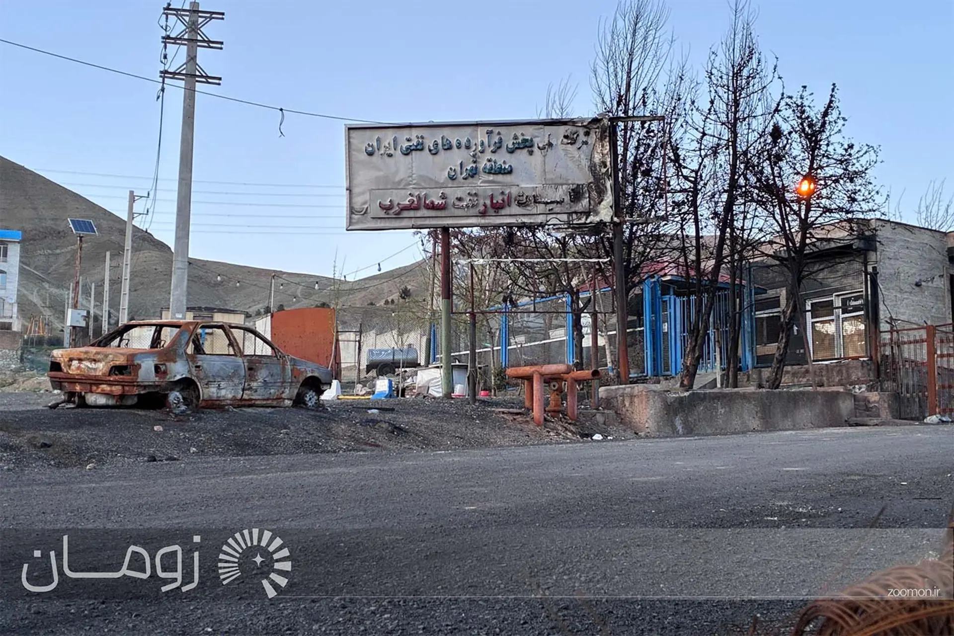 انبار نفت جنگ ایران و آمریکا