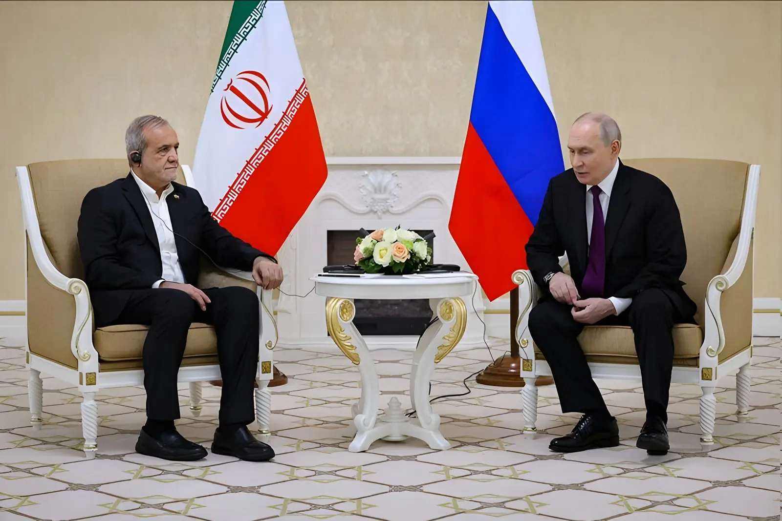 گفت‌وگوی ولادیمیر پوتین و مسعود پزشکیان