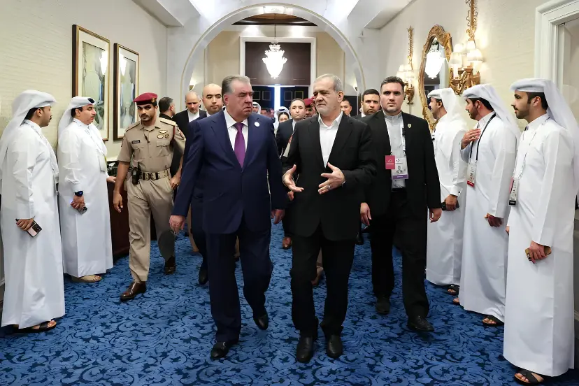 مسعود پزشکیان، رئیس‌جمهور ایران در جریان سومین اجلاس مجمع گفت‌وگوی همکاری آسیا (ACD) در دوحه