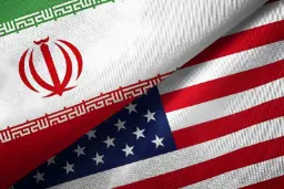 پرچم ایران و ایالات متحده آمریکا (United States) در کنار هم