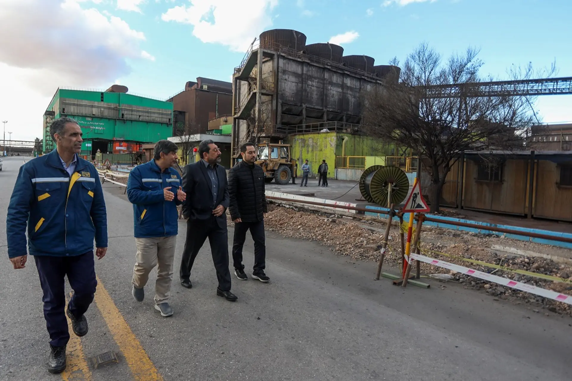 بازدید وزیر صمت از فولاد مبارکه