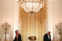 دونالد ترامپ . محمد بن سلمان . آمریکا و عربستان