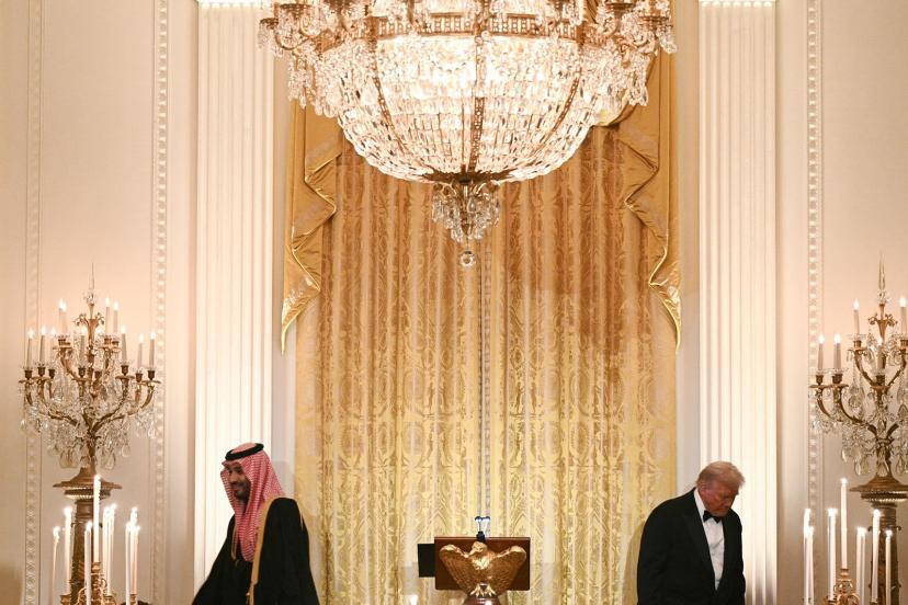 دونالد ترامپ . محمد بن سلمان . آمریکا و عربستان
