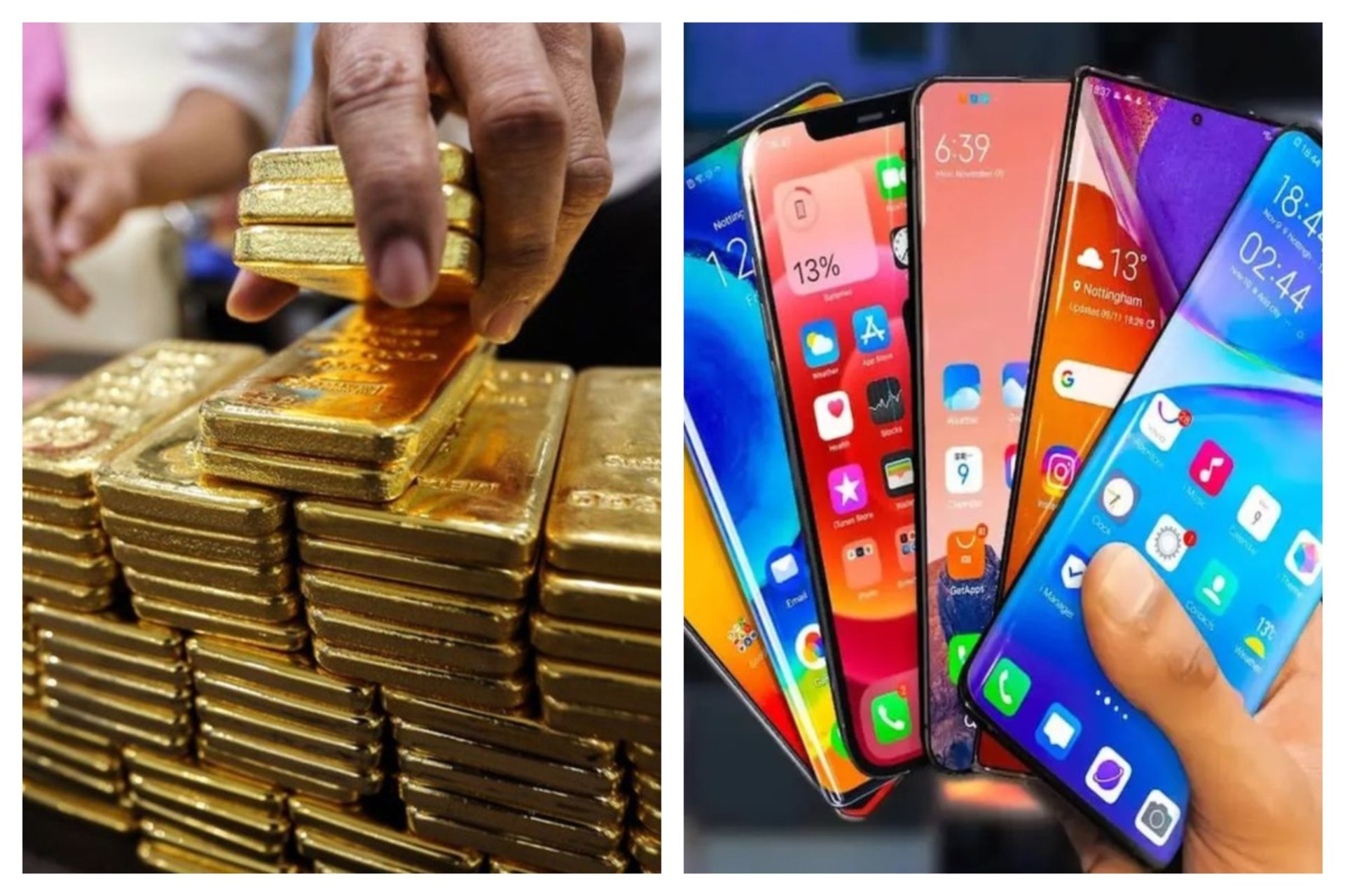 طلا و موبایل