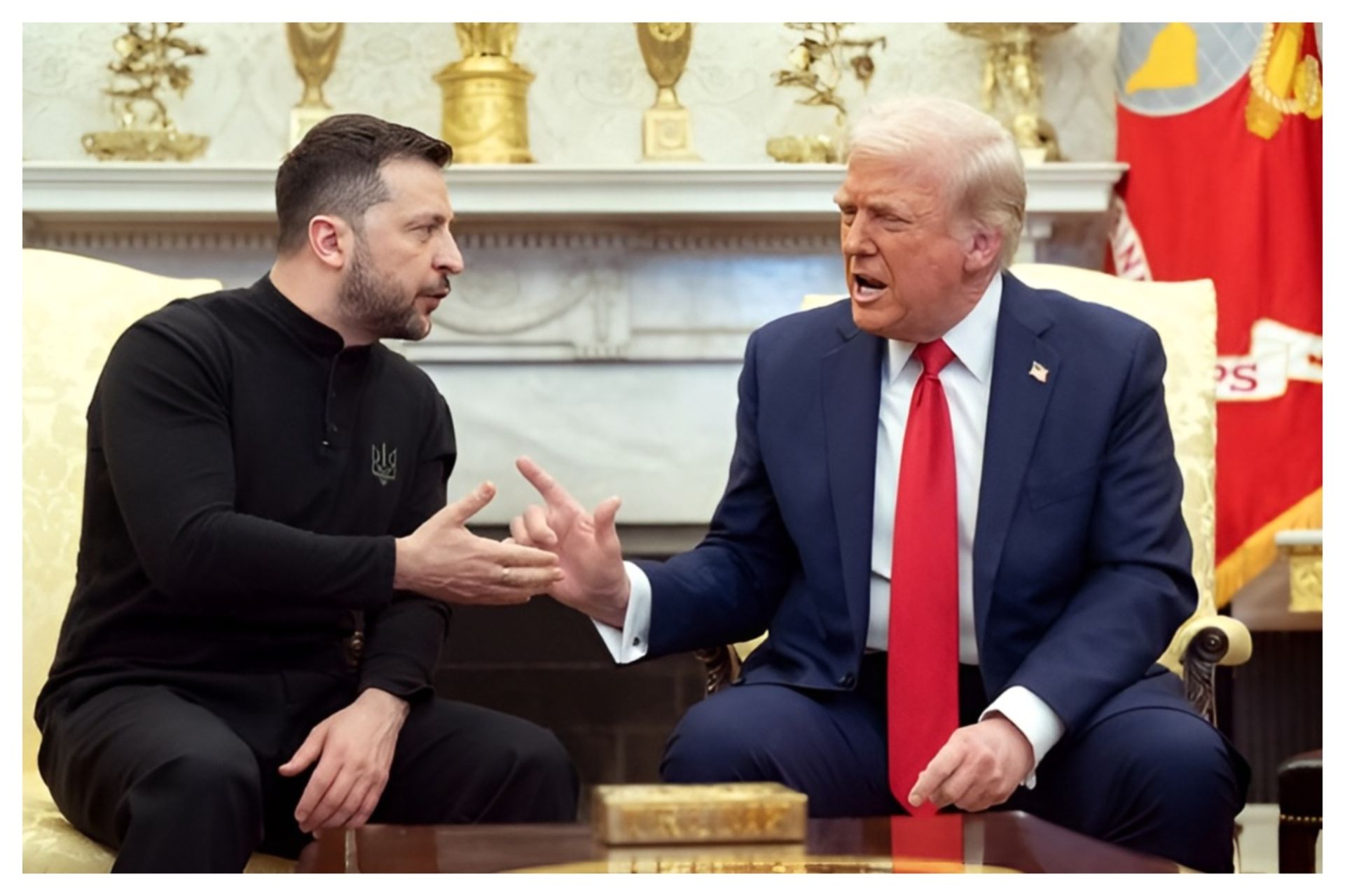 دونالد ترامپ و ولودیمیر زلنسکی