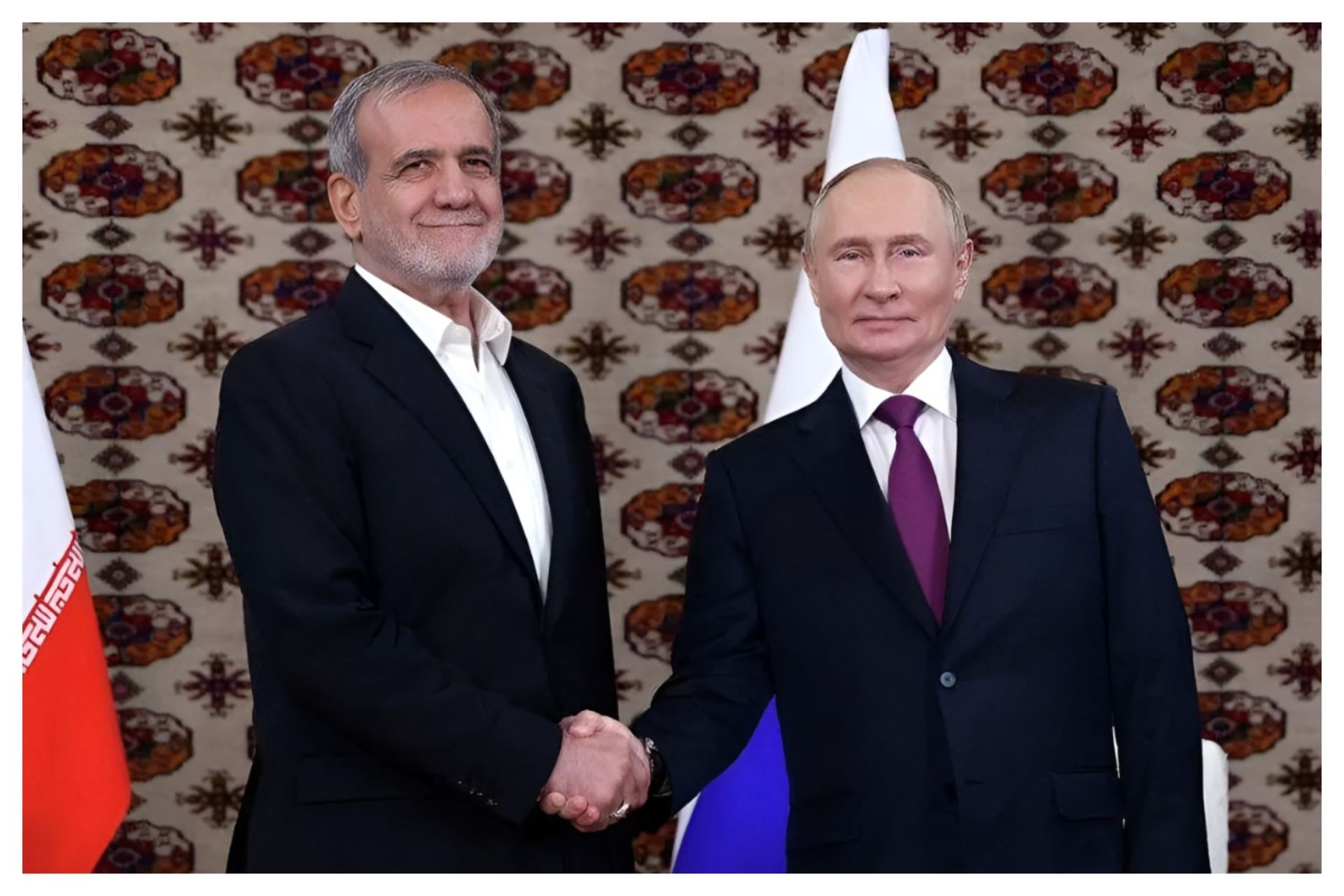 مسعود پزشکیان و ولادیمیر پوتین