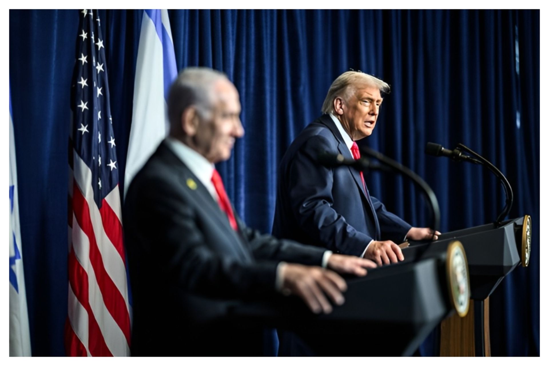 دونالد ترامپ و بنیامین نتانیاهو