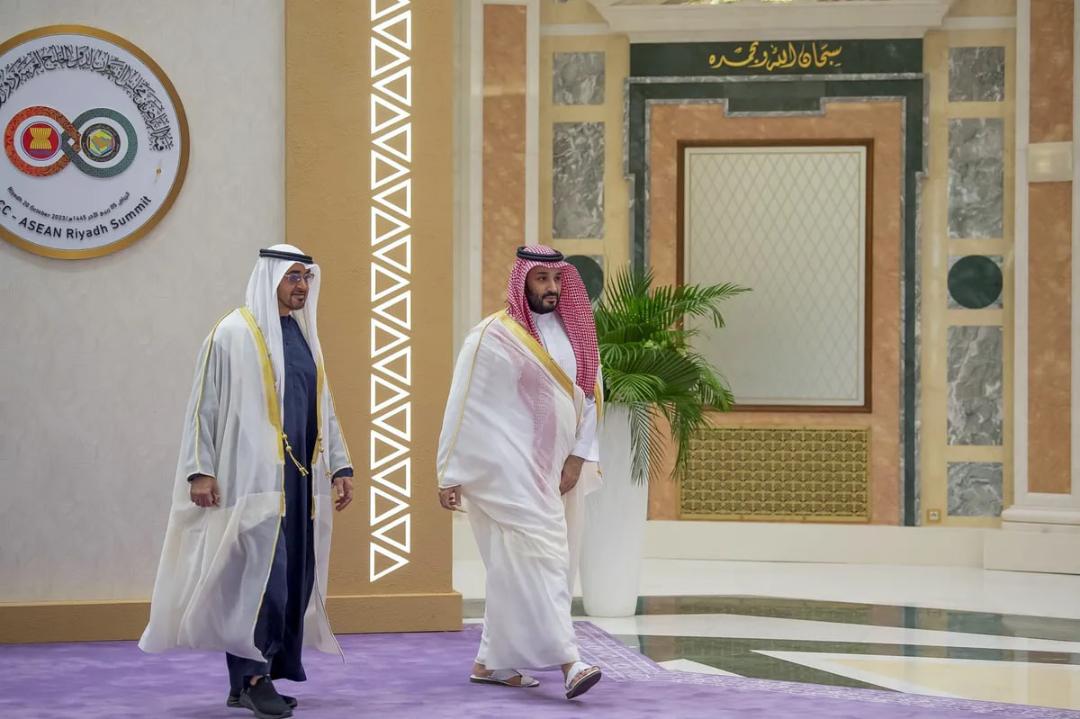 شیخ محمد بن زاید و محمد بن سلمان