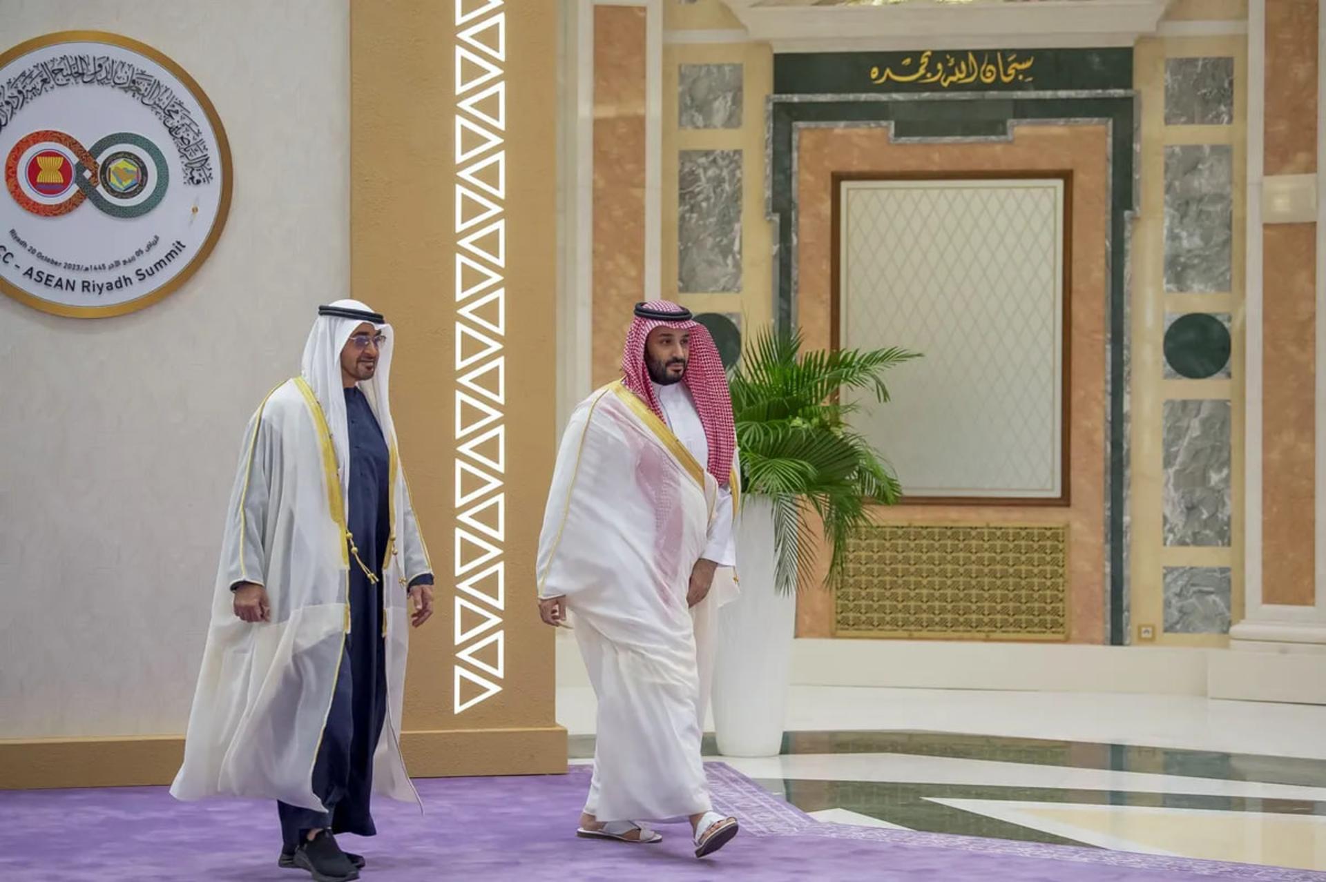 شیخ محمد بن زاید و محمد بن سلمان