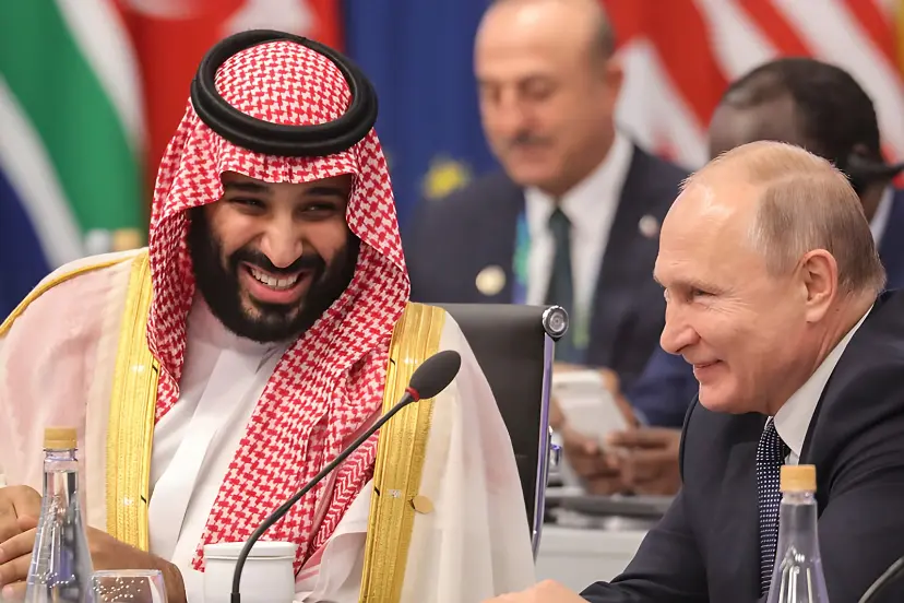 محمد بن سلمان و ولادیمیر پوتین