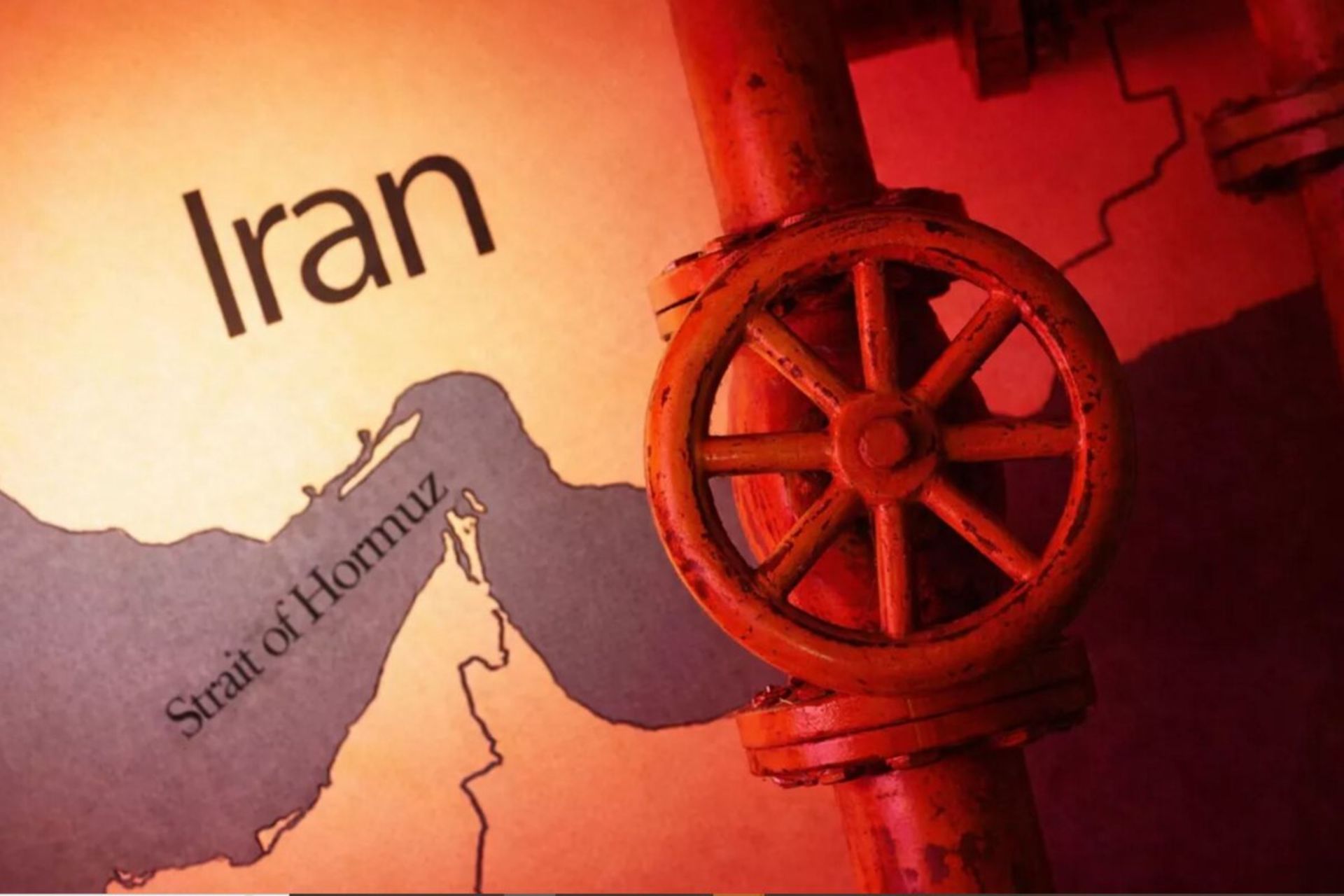 طرحی از بستن تنگه هرمز