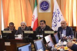 اعضای کمیسیون اجتماعی مجلس در حال برگزاری جلسه در پارلمان ایران