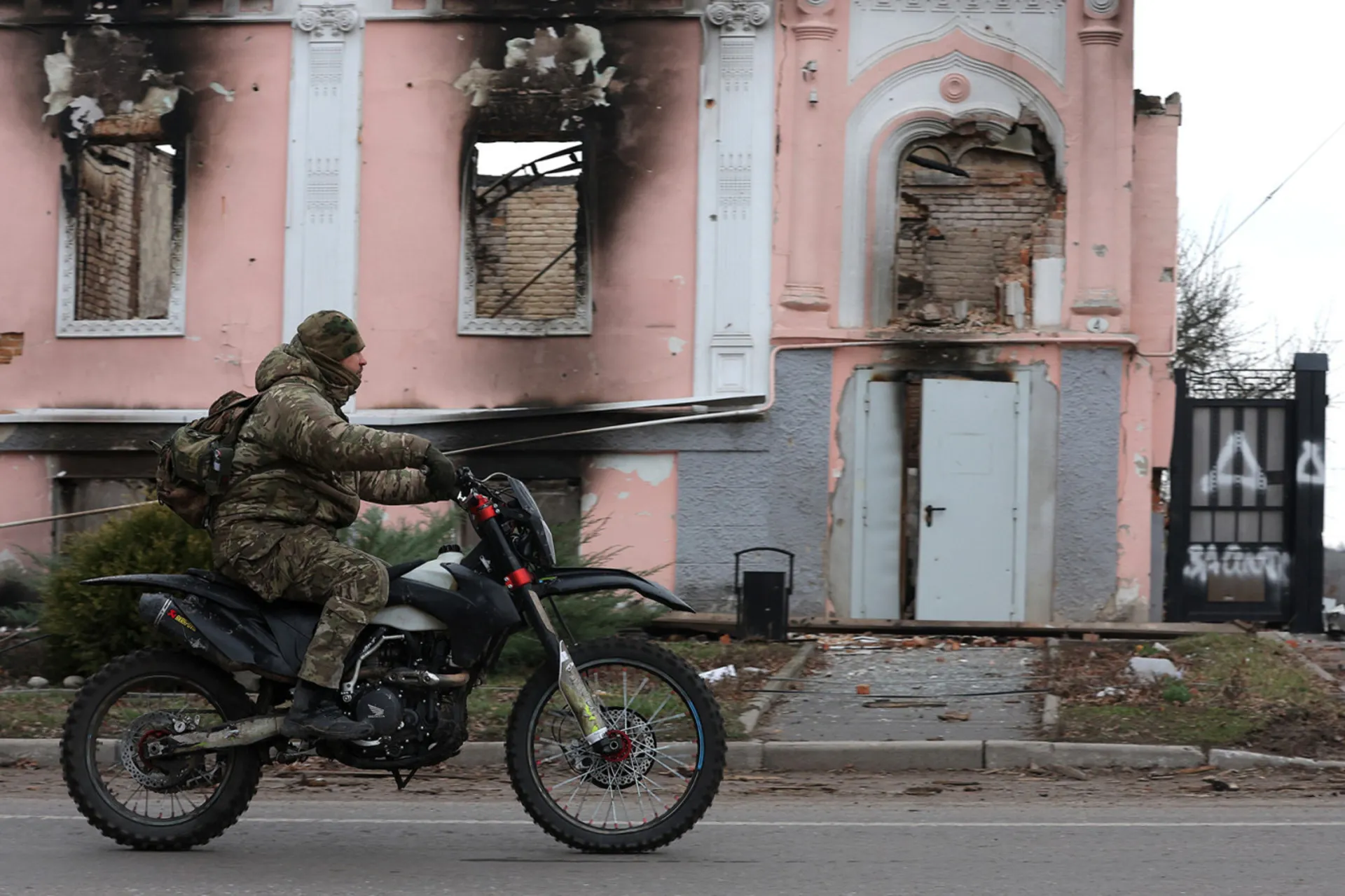 خرابه روسیه در اثر جنگ