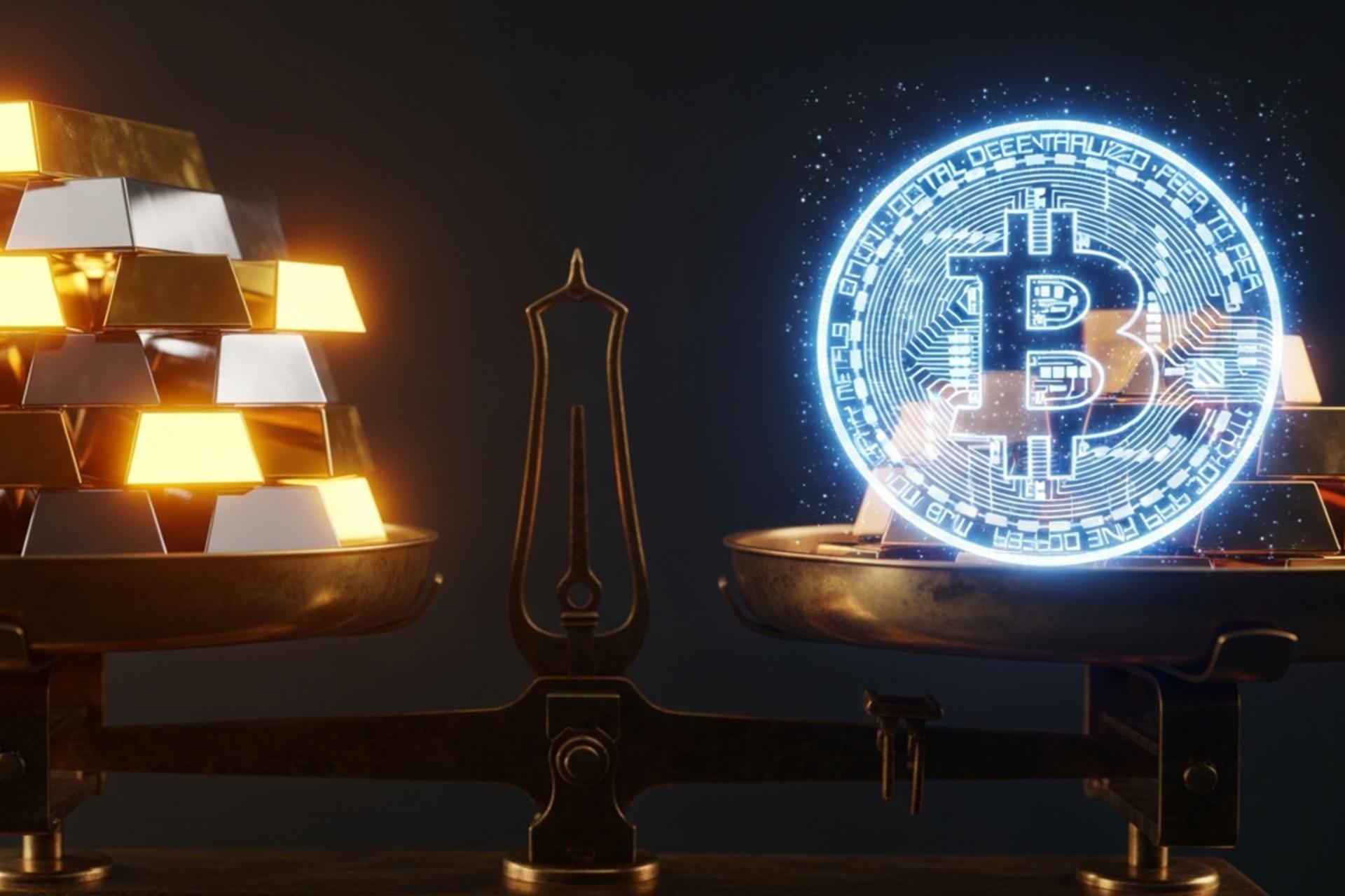 بیت کوین و طلا