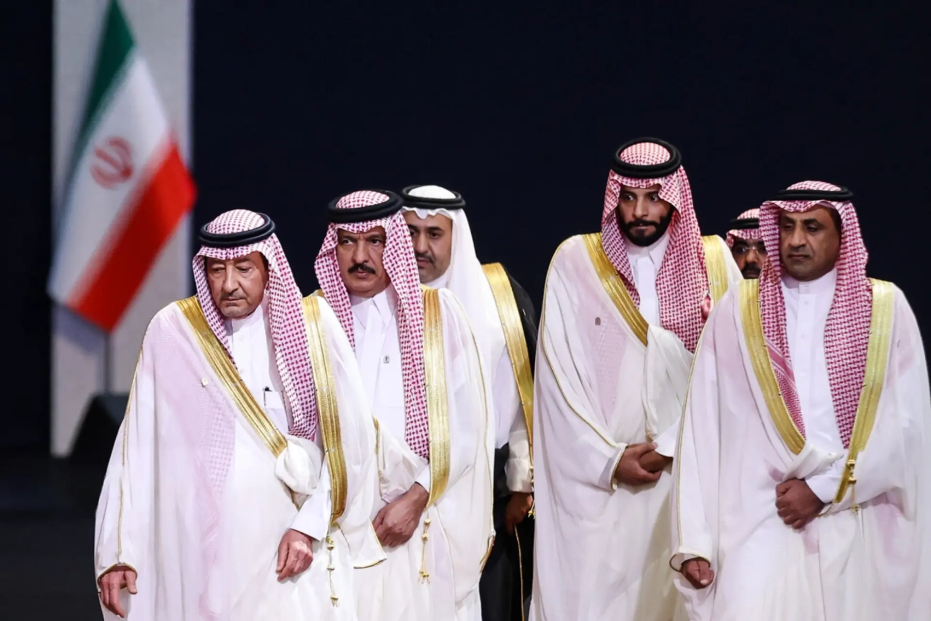 مراسم وداع با حضور هیات عربستانی